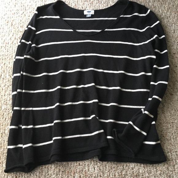 Old Navy Sweaters - Black and white striped sweater
